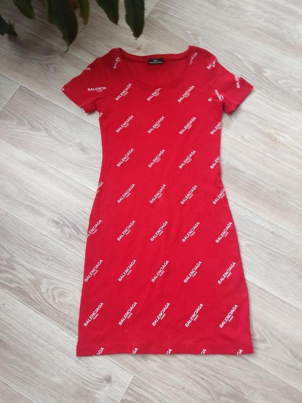 Women Balenciaga Dress Red Cotton 34 / XS / 42