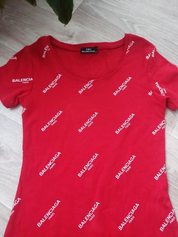 Women Balenciaga Dress Red Cotton 34 / XS / 42