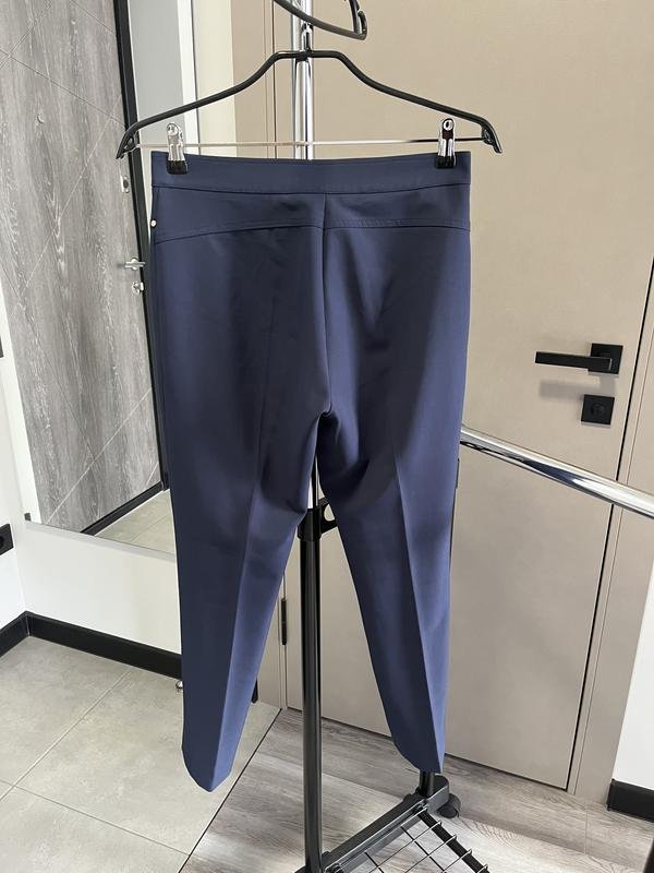 Donna Canali Pantaloni Blu Navy Poliestere 40 / L