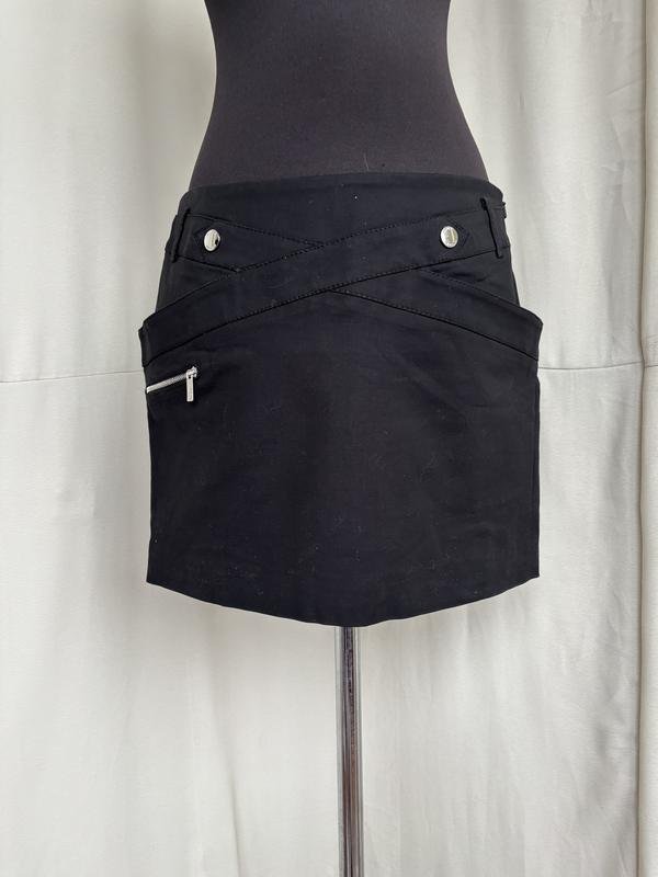 Damen Karen Millen Rock Schwarz Satin 38 / M / 46