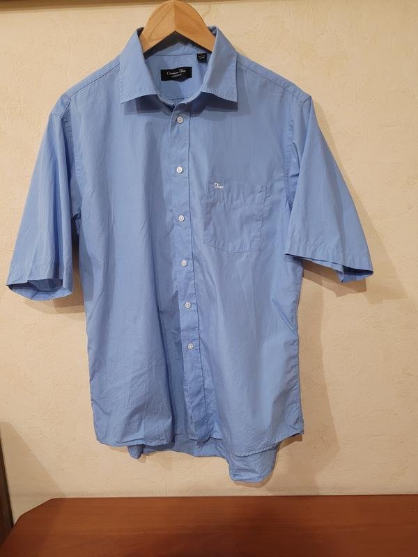 Herren Christian Dior Hemd Blau 42 / XL / 50