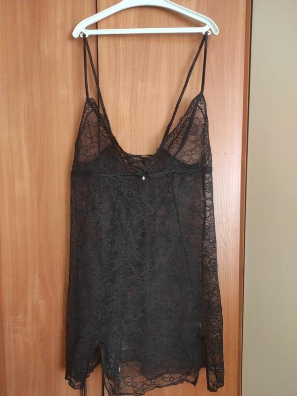 Donna Chantelle Camicia da Notte Nera 38 / M / 46