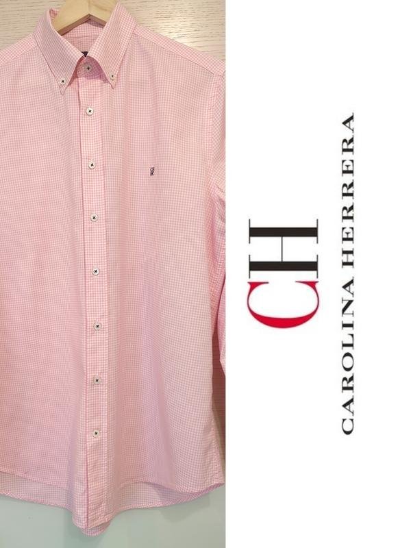 Donna Carolina Herrera Camicia Rosa Cotone 38 / M