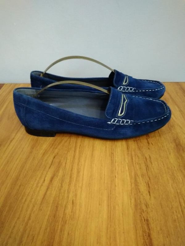 Women Sioux Loafers Navy Suede 37