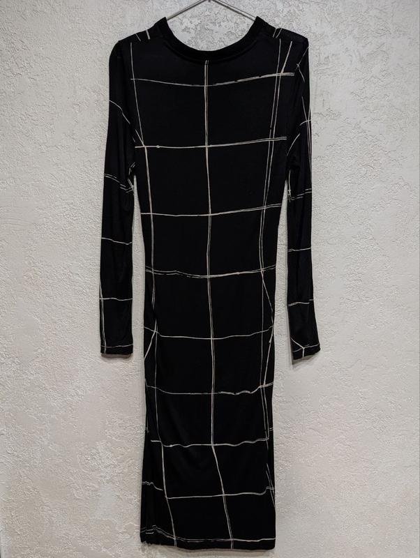 Damen Hugo Boss Kleid Schwarz Baumwolle 38 / M /