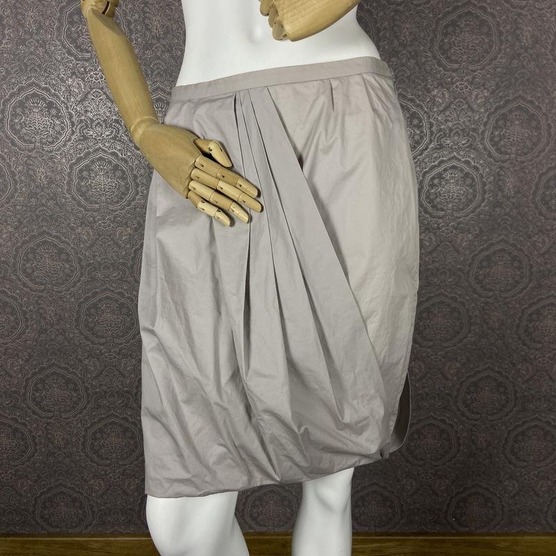 Женская Acne Studios Юбка Бежевый Хлопок 38 / M /