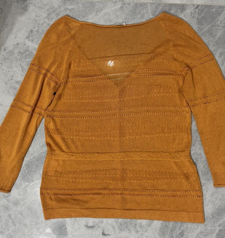 Women Brioni Sweater Orange Viscose 40 / L / 48