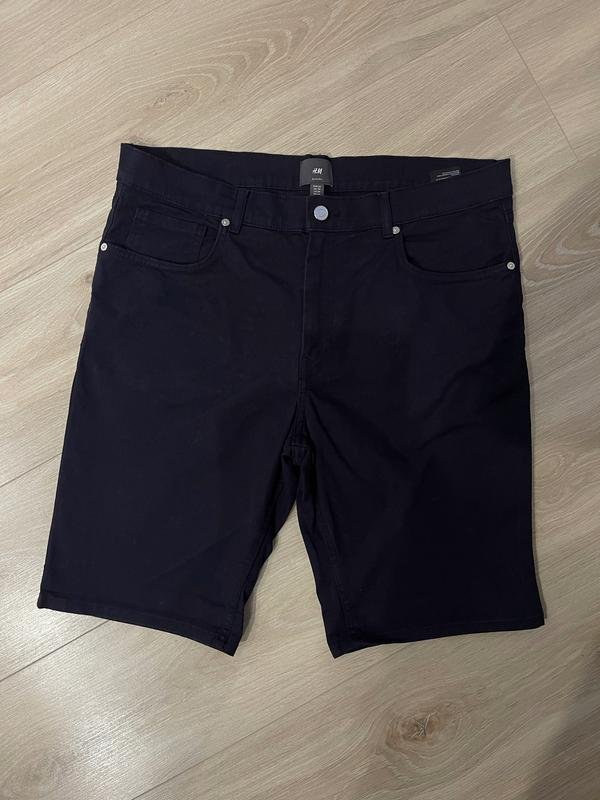 Uomo H&M Shorts Blu Navy 34