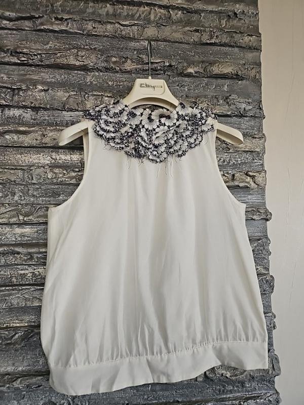 Donna Carolina Herrera Camicia Bianca Cotone 38 /