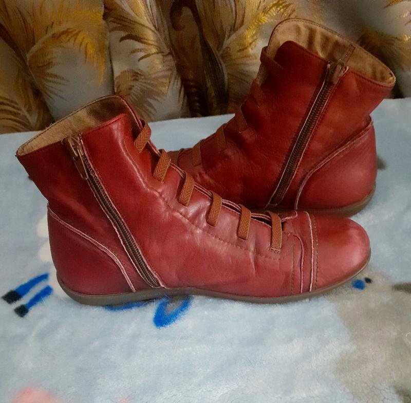 Женские Wonders Ботильоны Оранжевые Кожа 38.5