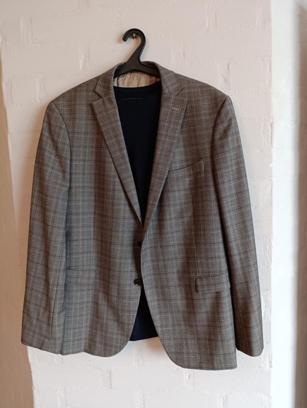 Men Massimo Dutti Blazer Grey 48 / 4XL / 56