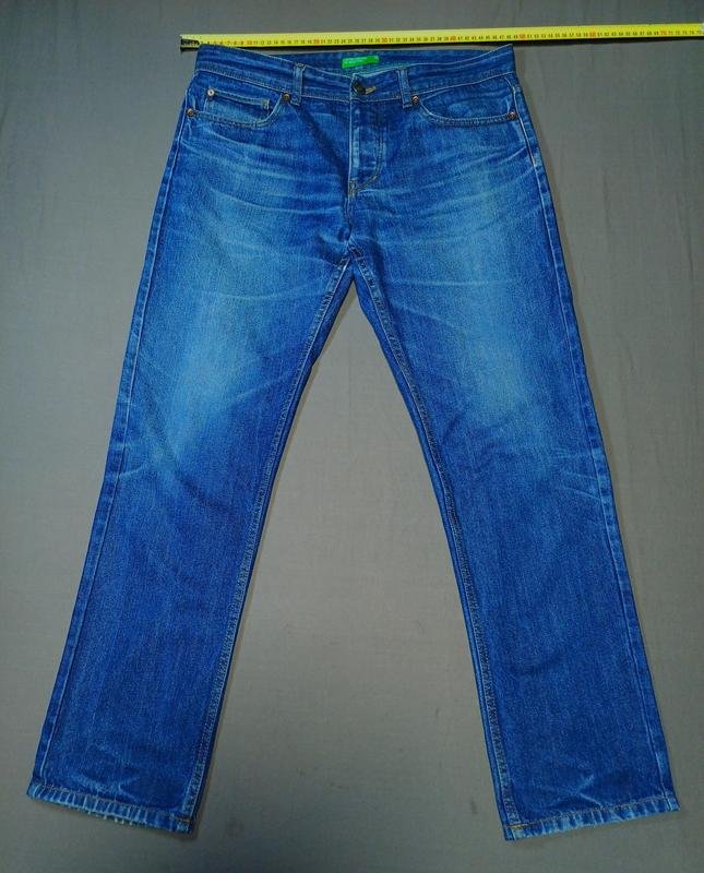 Homme United Colors Of Benetton Jeans Bleu Marine