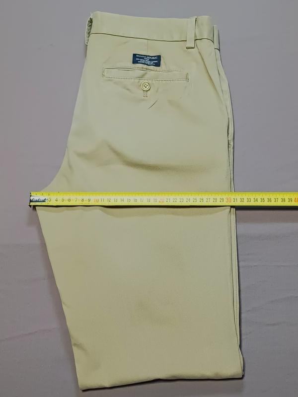 Homme Banana Republic Pantalons Kaki Coton 32