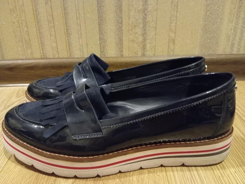 Donna Dune London Mocassini Blu Navy 39.5