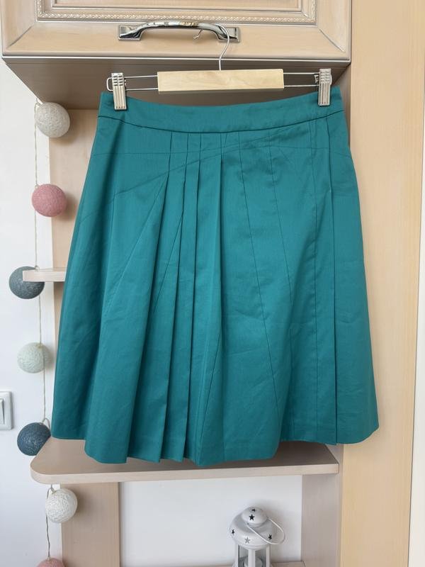 Damen Hugo Boss Rock Türkis Baumwolle 36