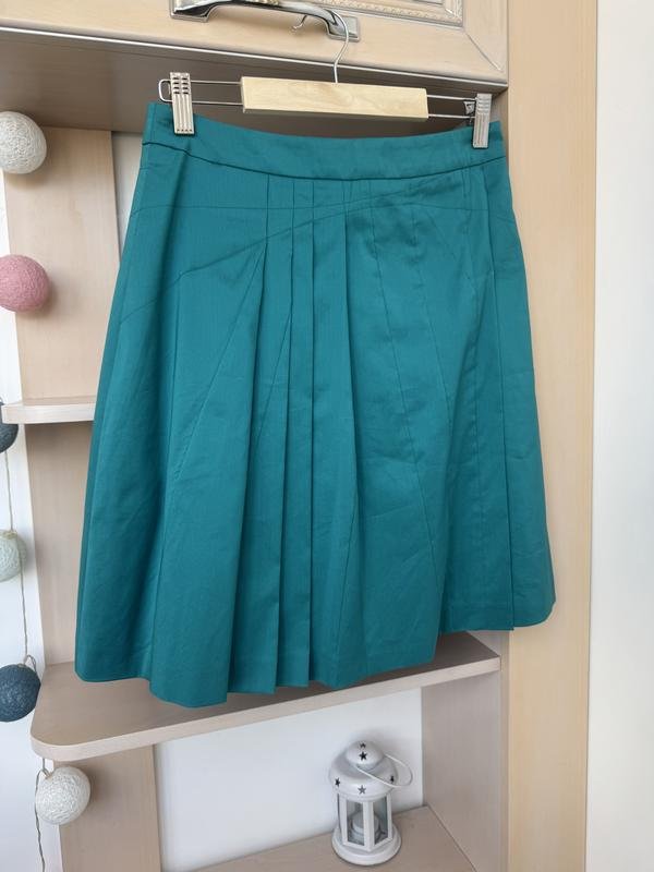 Damen Hugo Boss Rock Türkis Baumwolle 36