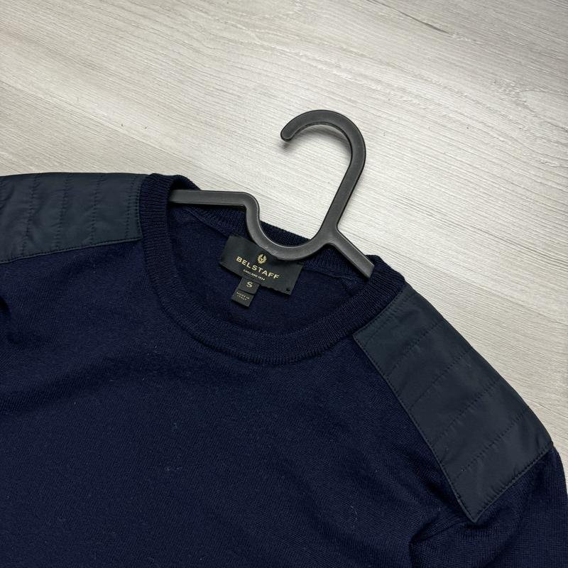 Men Belstaff Sweater Navy Wool 36 / S / 44