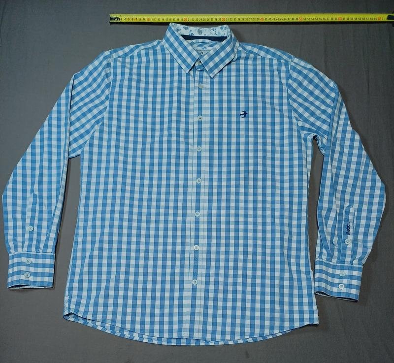 Мужской Brakeburn Рубашка Белая Хлопок 42 / XL /