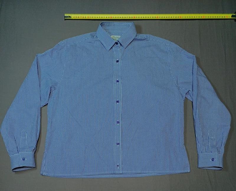 Donna Collar Camicia Bianca Cotone 40 / L / 48