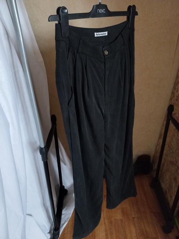 Femme Reformation Pantalons Gris Viscose 38 / M /