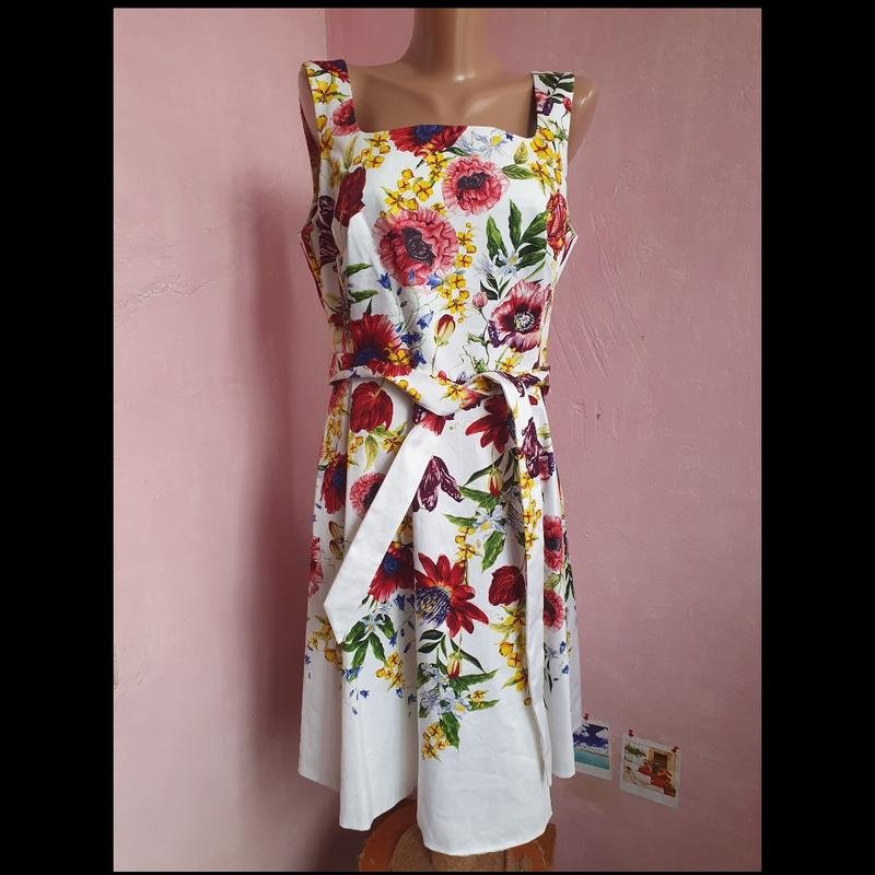 Damen Karen Millen Kleid Weiß Elasthan L