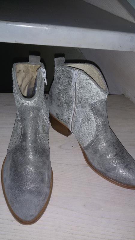 Женские Wonders Ботинки Серый Замша 38