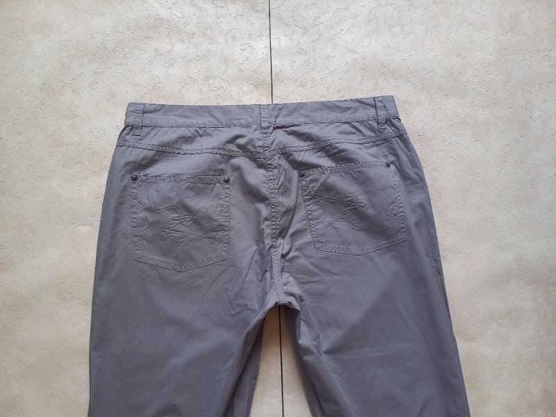 Donna ARTIOLI Pantaloni Grigio Pelle 44 / XXL / 52