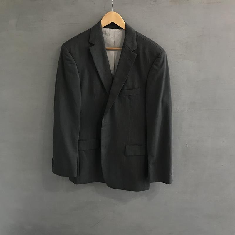 Мужской Hugo Boss Костюм Серый Шерсть 40 /L / 48