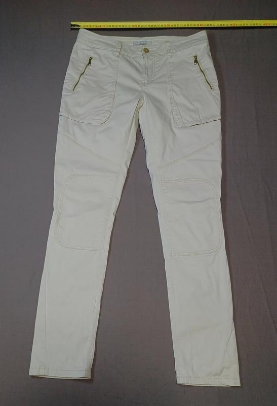 Женские Stefanel Брюки Бежевые Хлопок 38