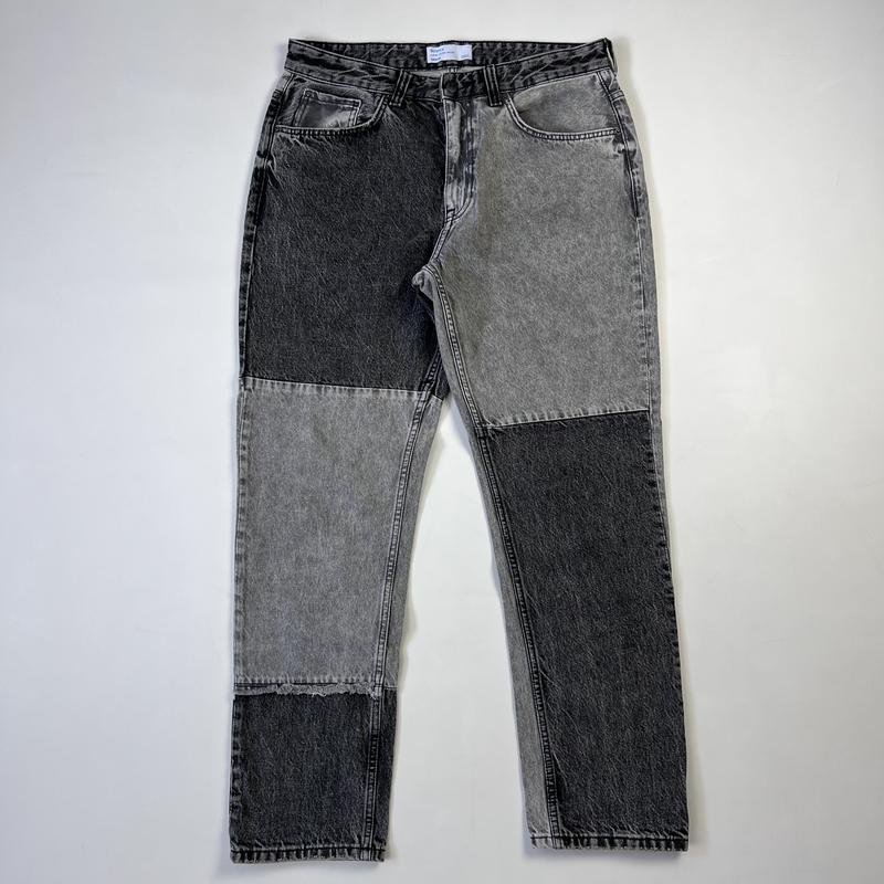 Мужской Bershka Джинсы Серый Хлопок 34