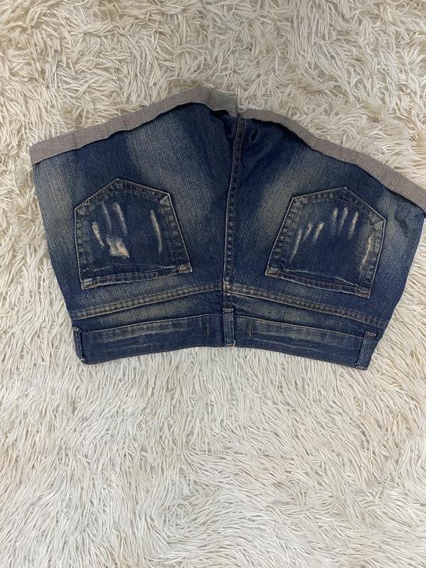 Женские Luigi Borrelli Шорты Тёмно-синие Джинс 38