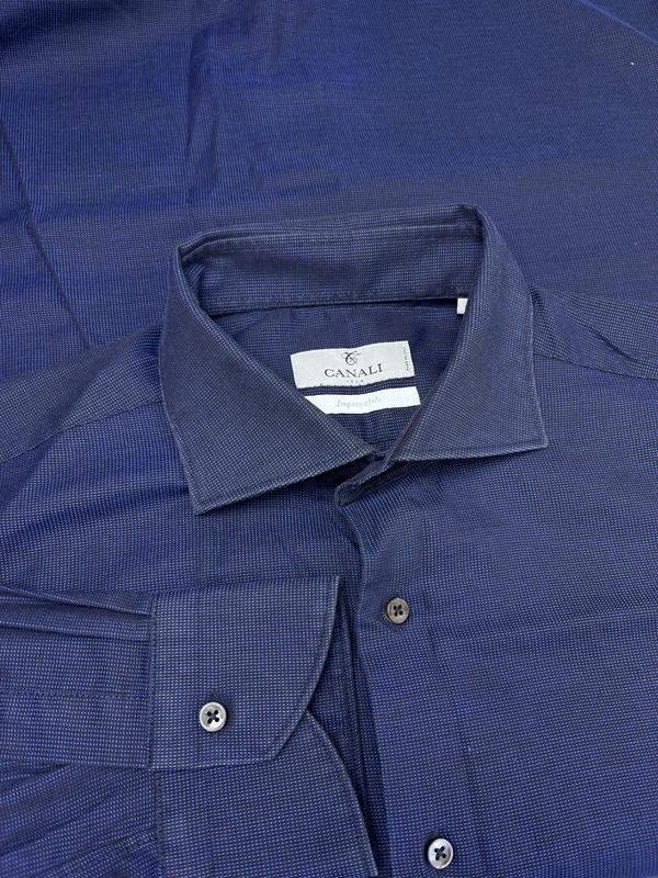 Herren Canali Hemd Lila 40 /L / 48