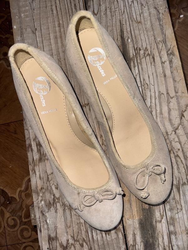 Femme Bata Talons Beige Suède 38