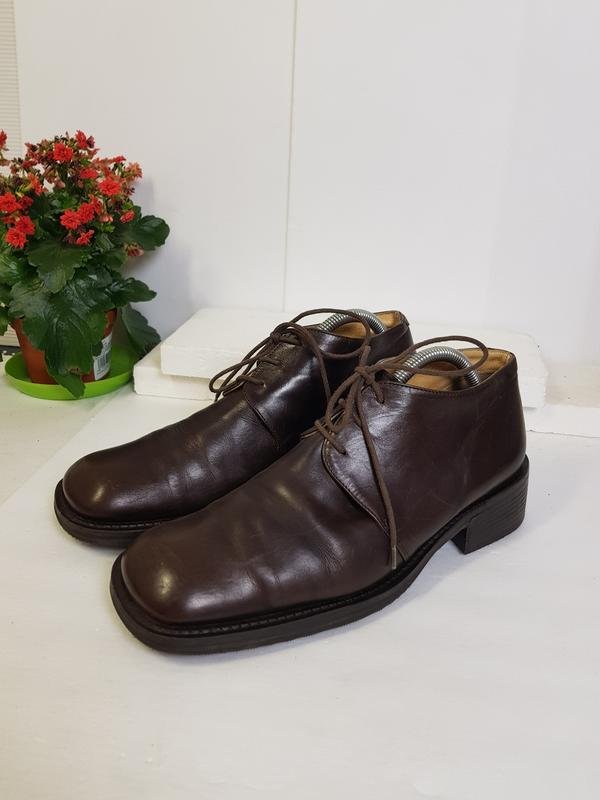 Men Vero Cuoio Boots Brown Leather 42