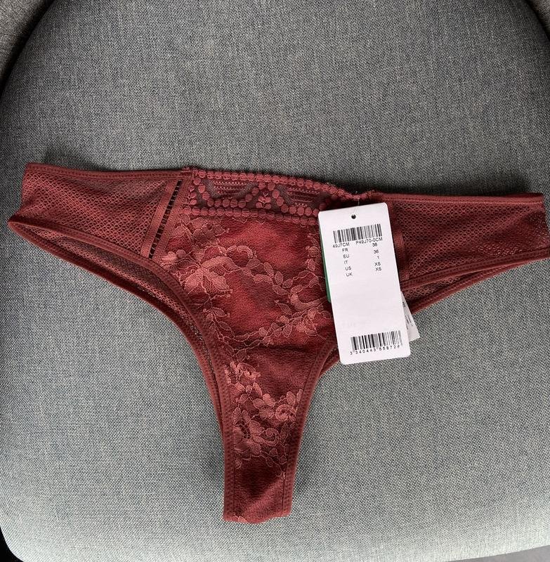 Femme Passionata String Bordeaux Dentelle 34 / XS
