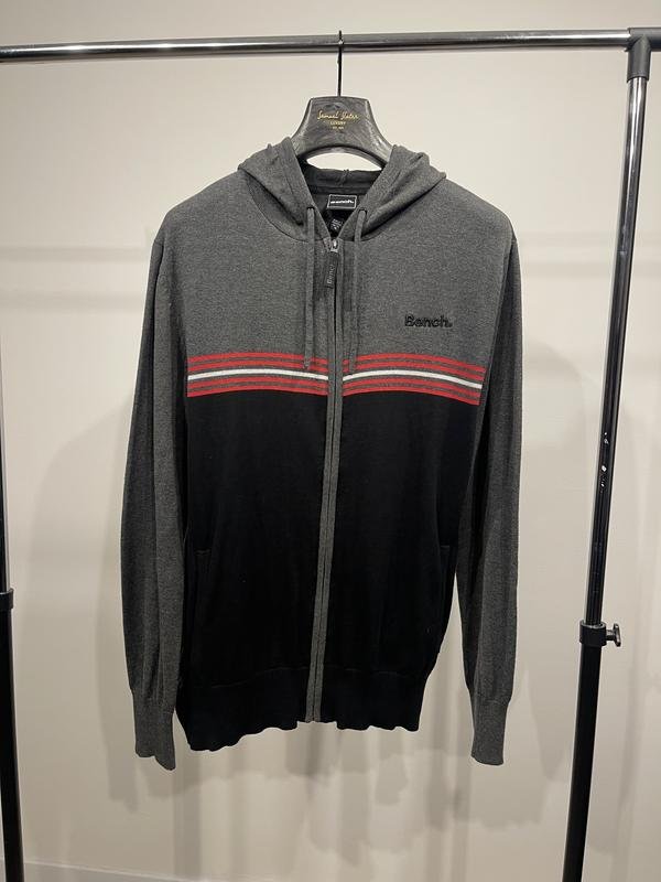 Herren Bench Jacke Grau 40 /L / 48