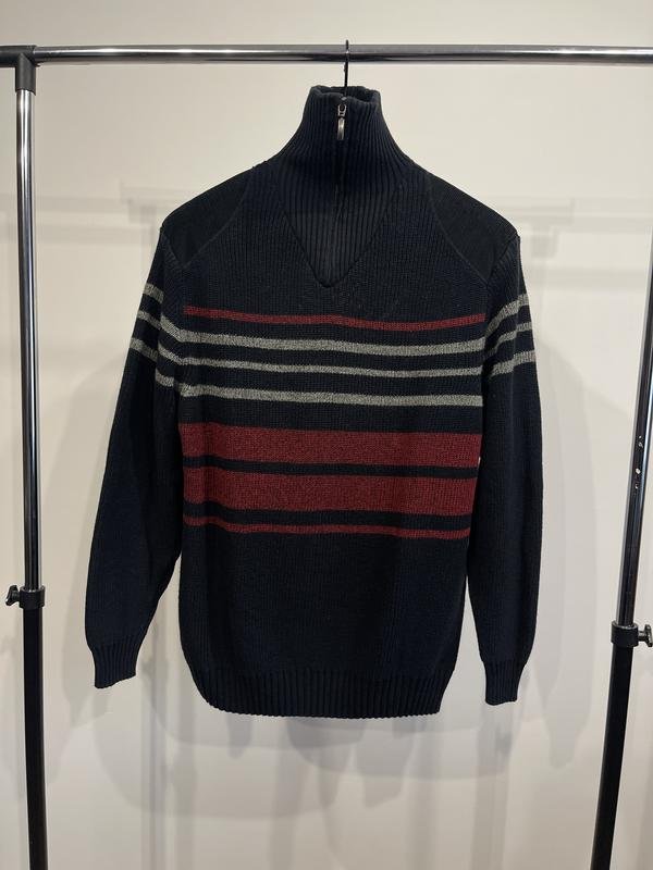 Мужской Roberto Cavalli Свитер Чёрный 40/L/48