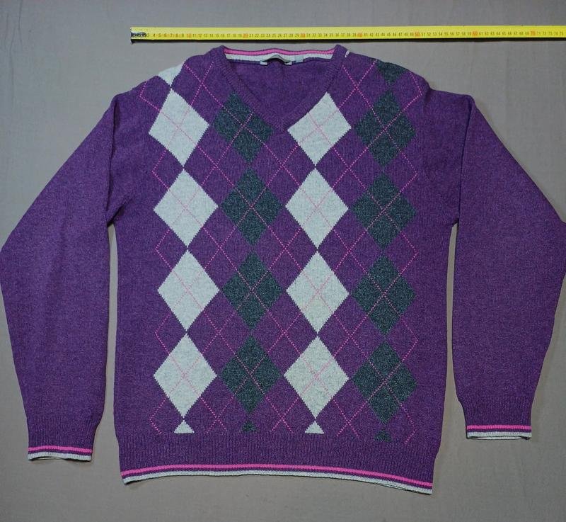 Men Wolsey Sweater Black Wool 40 /L / 48