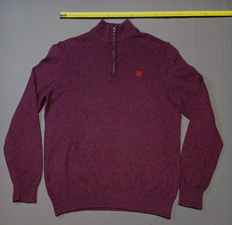 Herren Crew Clothing Pullover Schwarz Baumwolle 40