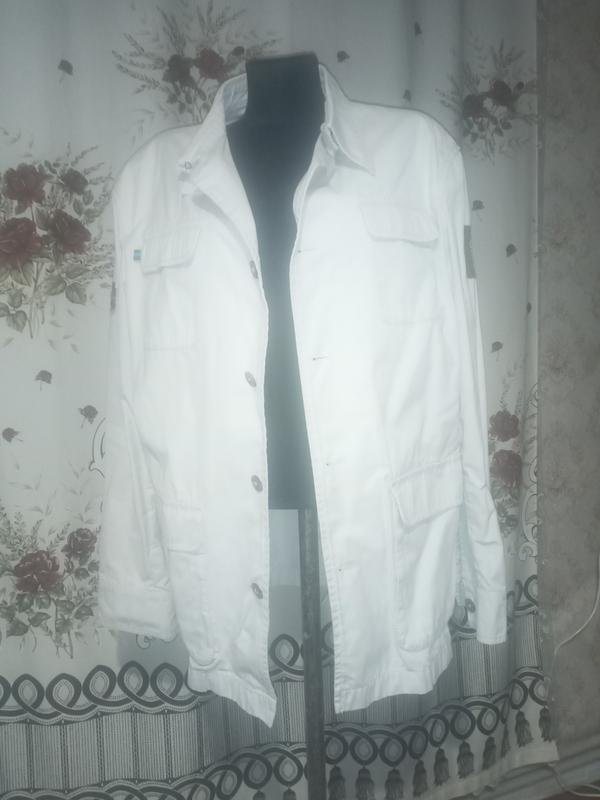 Мужской Cinque Куртка Бежевый Коттон 40 /L / 48