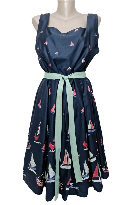Donna Laura Ashley Abito Multicolore Cotone 42 /