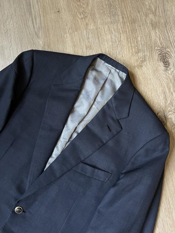 Мужской Brioni Пиджак Тёмно-синий Шерсть 42 / XL /