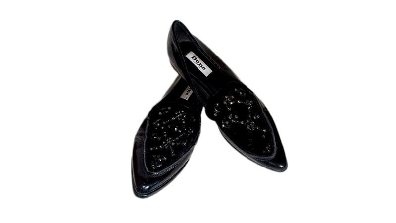 Donna Dune London Mocassini Neri Suede 37.5