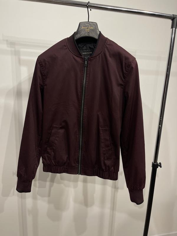 Мужской River Island Куртка Бордовая XS
