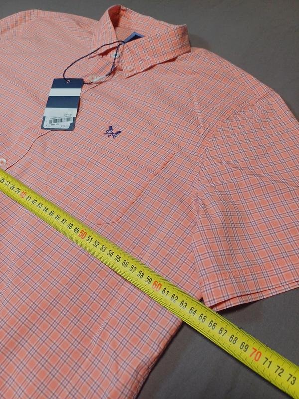 Uomo Crew Clothing Camicia Corallo Cotone 44 / XXL