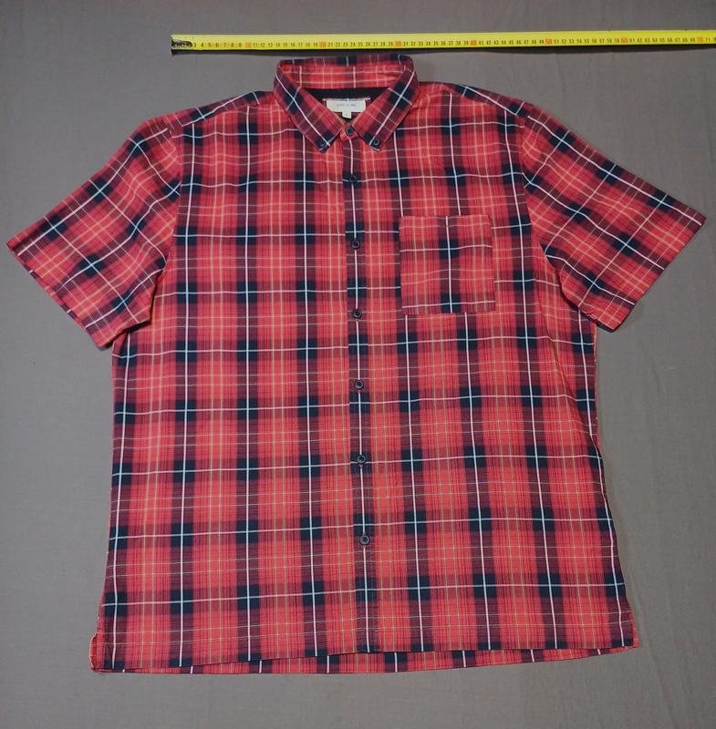 Мужской River Island Рубашка Белая Хлопок 40 /L /