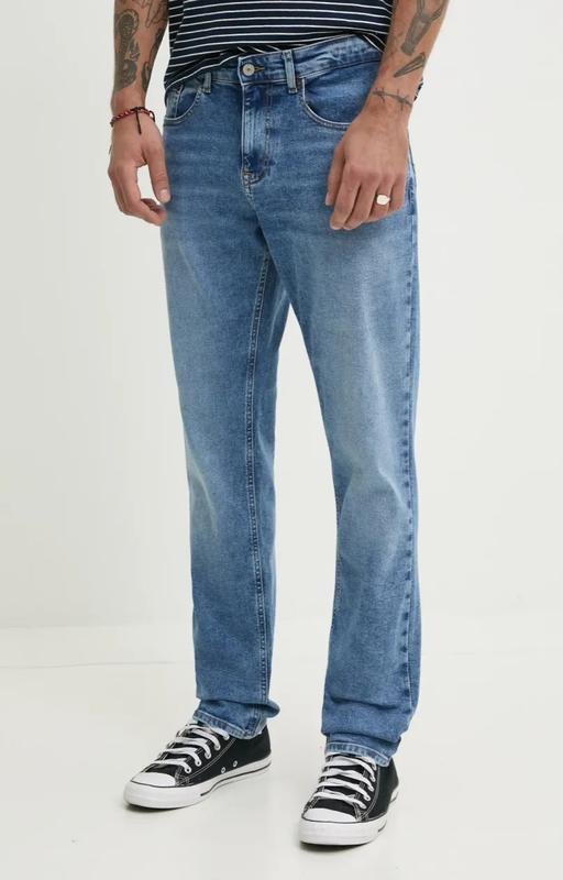 Мужские ACW85 Джинсы Голубой Хлопок 31