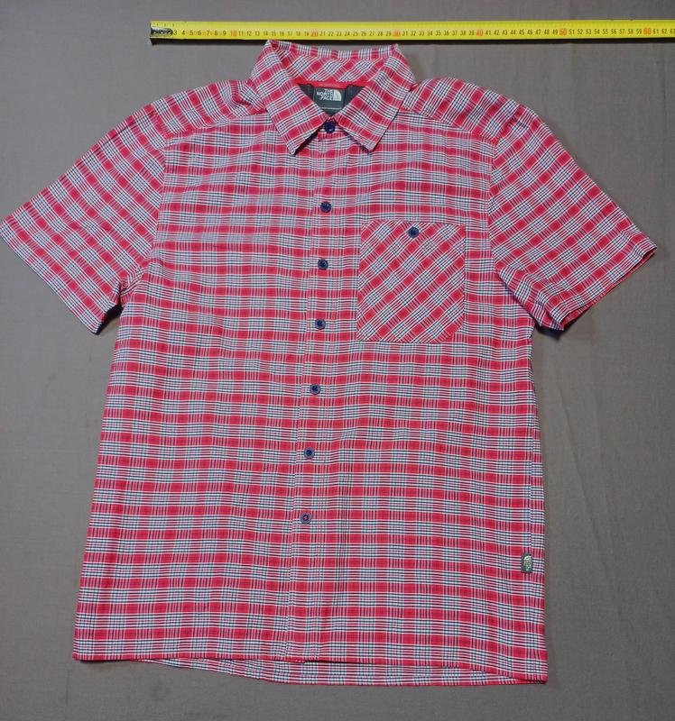 Мужская The North Face Рубашка Красная Хлопок 36 /