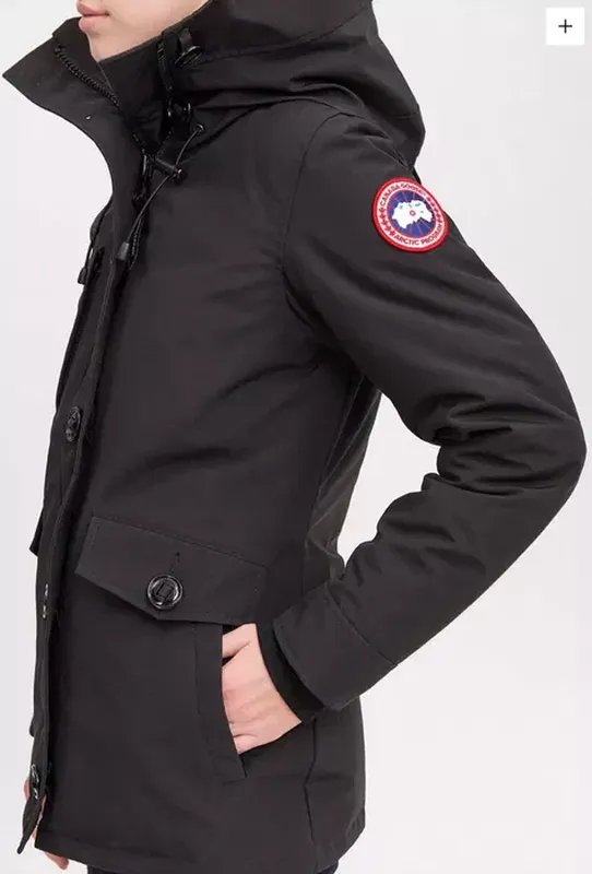 Femme Canada Goose Rideau Parka Noir 38 / M / 46