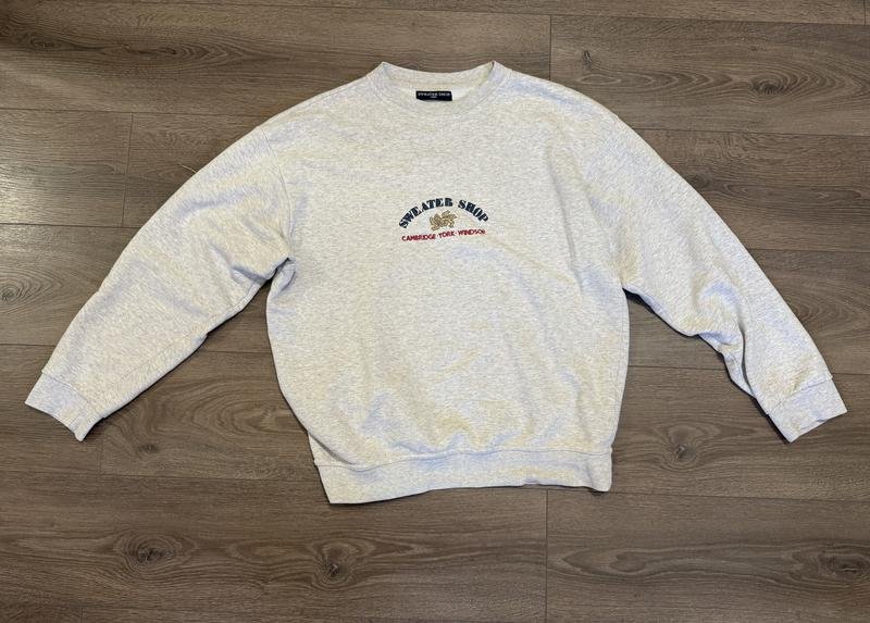 Men Vintage Sweater Beige One size